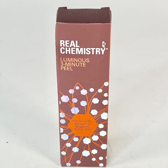 Real Chemistry Luminous 3-minute Peel Exfoliate Travel .17 fl oz 5ml New NIB - Picture 5 of 9